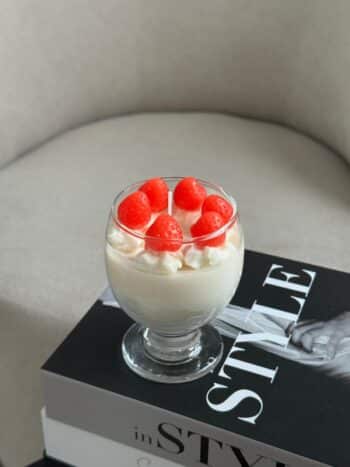 شمعة التشيز كيك | cheesecake candle